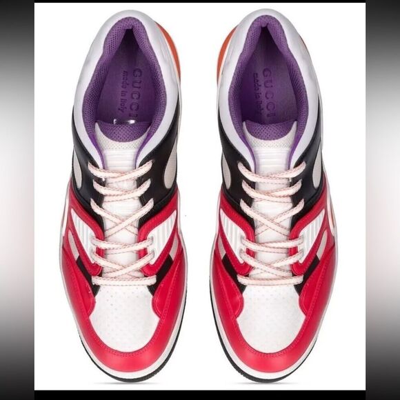 Gucci Basket Low Multicolor Demetra Men's Sneakers US 10.0 Made in Italy - Picture 10 of 10